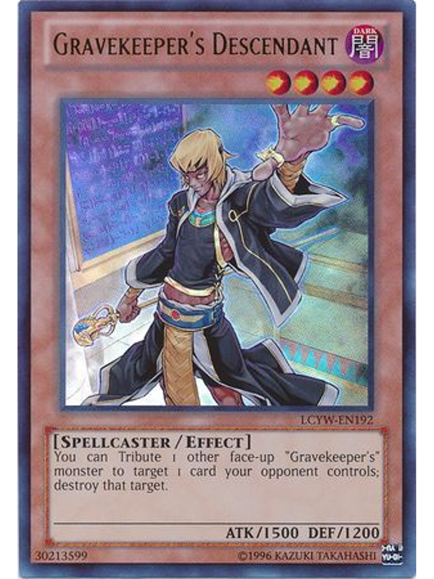 Gravekeeper's Descendant - LCYW-EN192 - Ultra Rare Unlimited 1