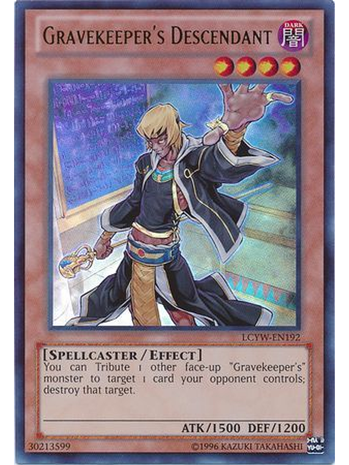 Gravekeeper's Descendant - LCYW-EN192 - Ultra Rare Unlimited 1