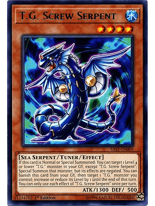 T.G. Screw Serpent - SAST-EN009 - Rare 1st Edition
