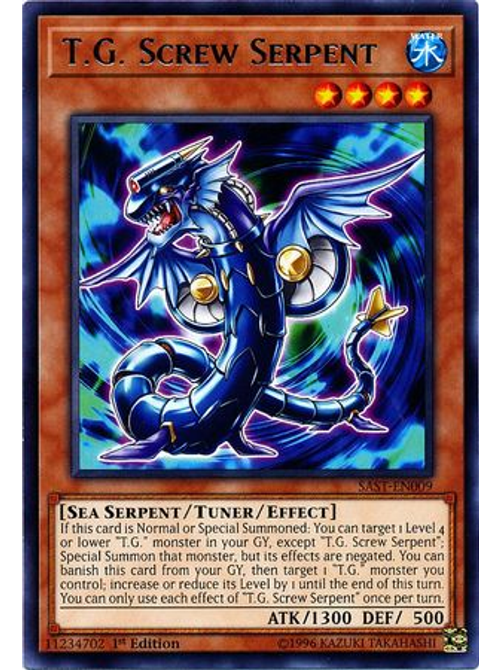 T.G. Screw Serpent - SAST-EN009 - Rare 1st Edition 1