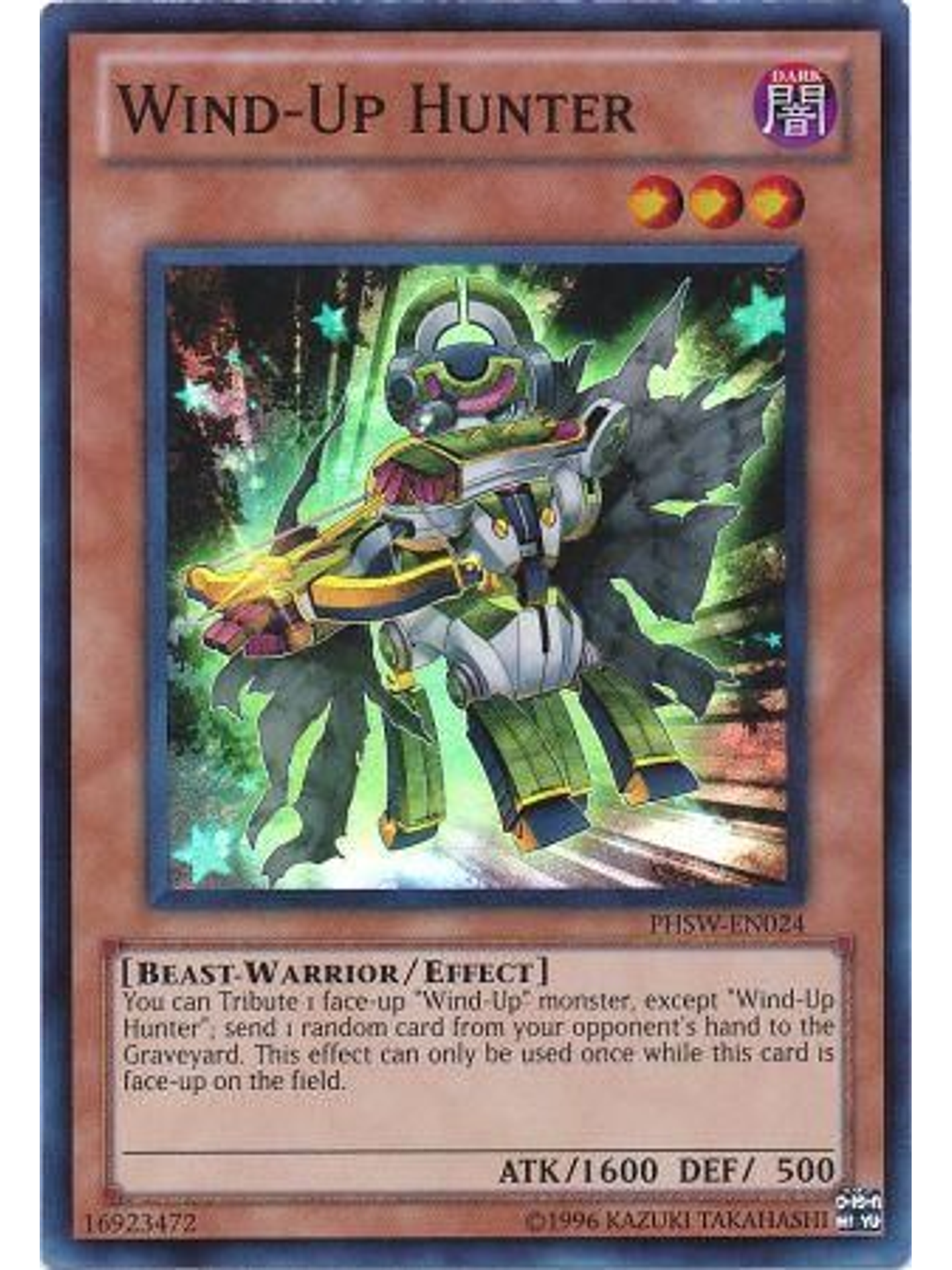 Wind-Up Hunter - PHSW-EN024 - Super Rare Unlimited 1