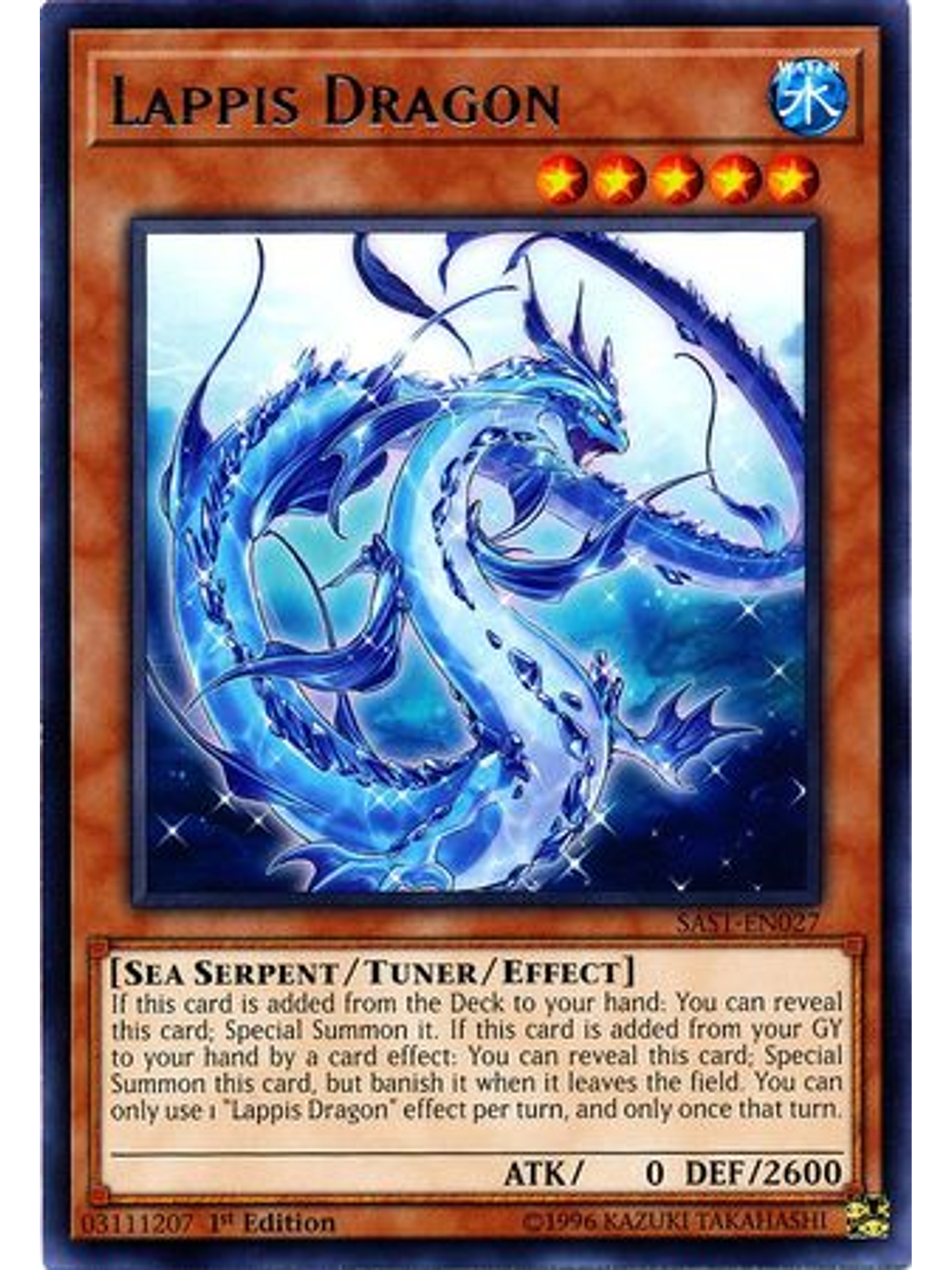 Lappis Dragon - SAST-EN027 - Rare 1st Edition 1