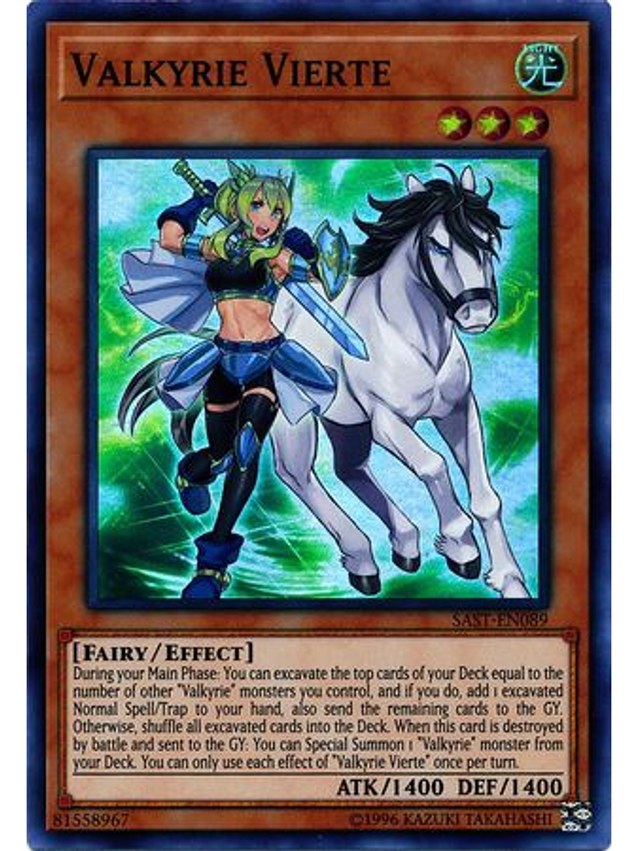 Valkyrie Vierte - SAST-EN089 - Super Rare Unlimited 1