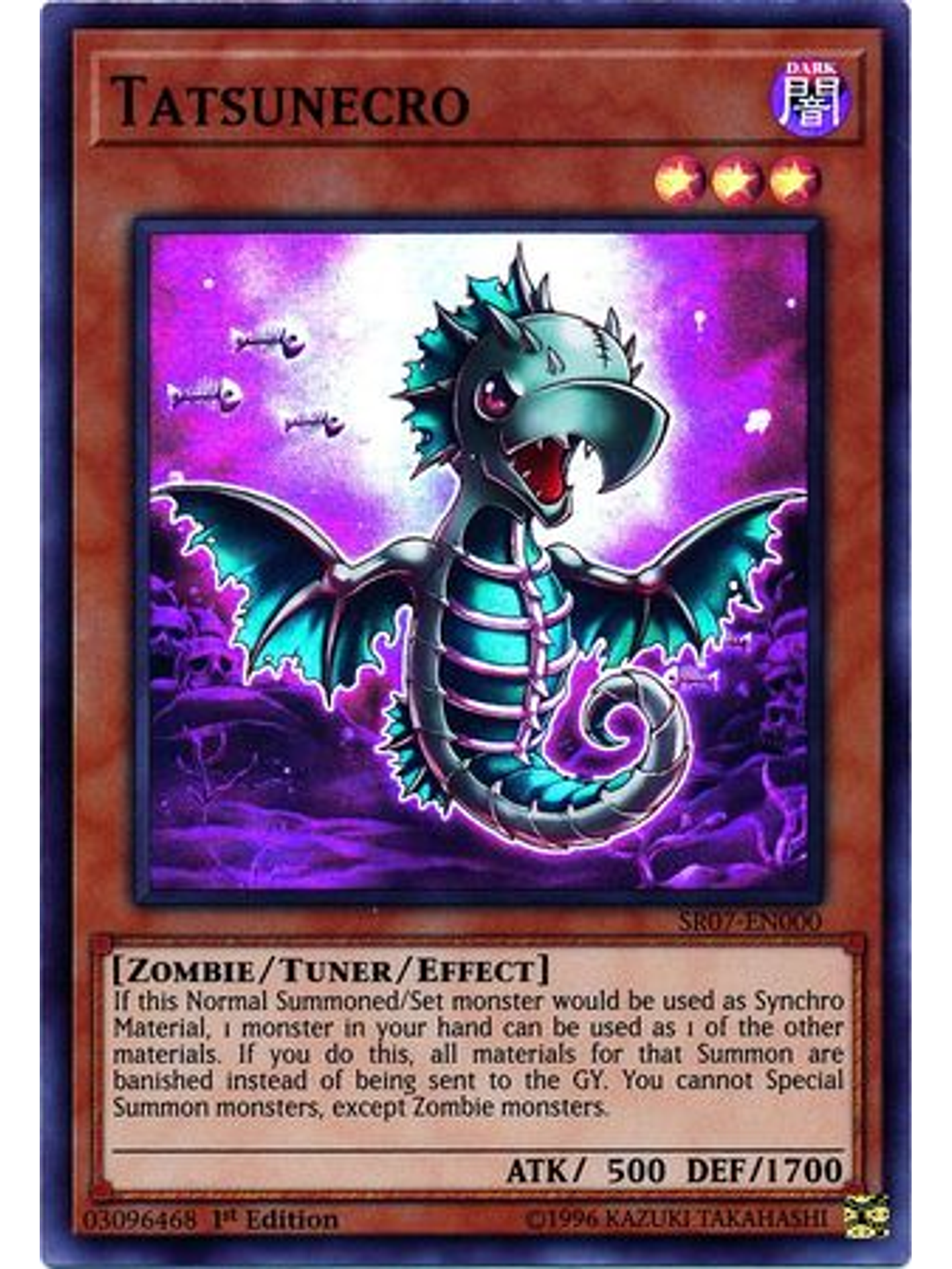 Tatsunecro - SR07-EN000 - Super Rare 1st Edition 1