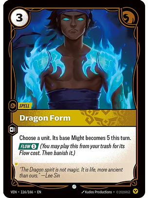 116/166 U Dragon Form