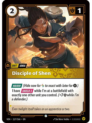 117/166 C Disciple of Shen