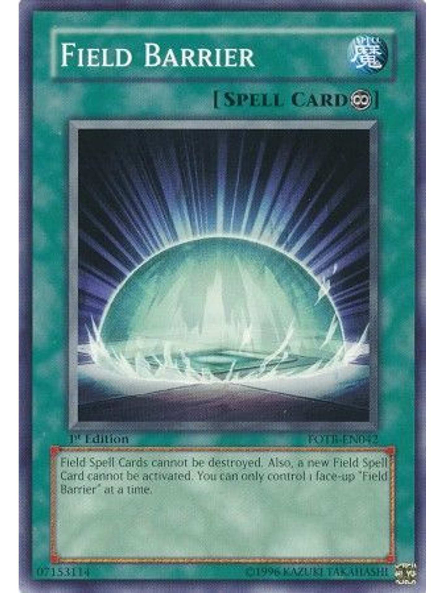 Field Barrier - FOTB-EN042 - Common 1st Edition 1
