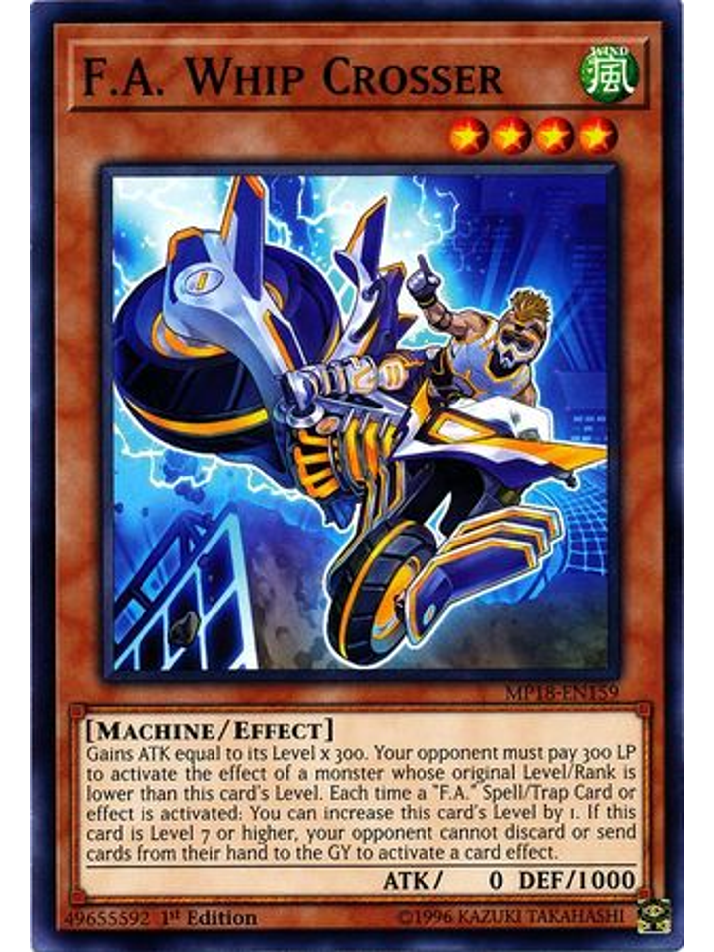 F.A. Whip Crosser - MP18-EN159 - Common 1st Edition 1