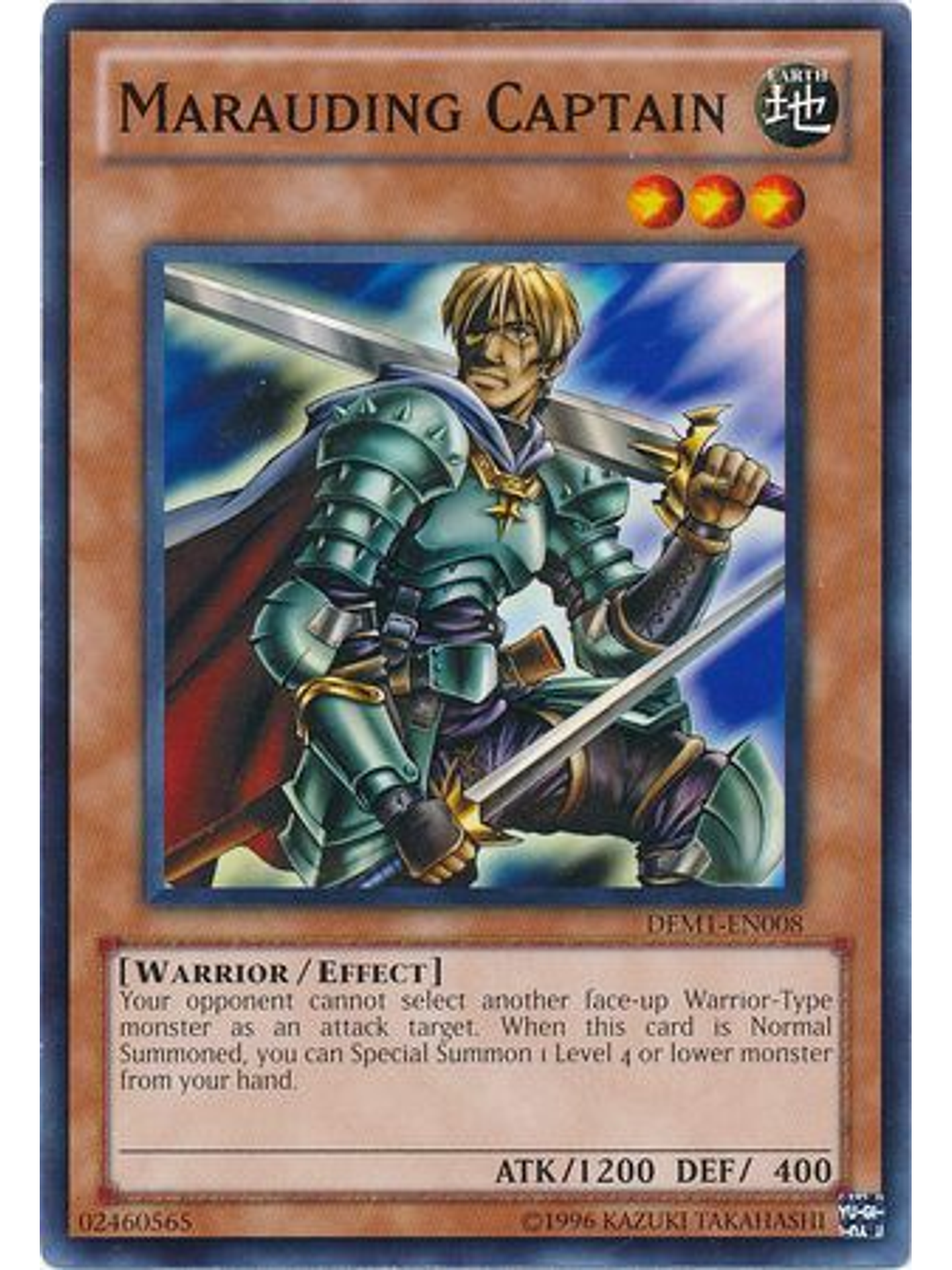 Marauding Captain - DEM1-EN008 - Common 1