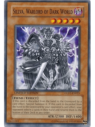 Sillva, Warlord of Dark World - GLD1-EN023 - Common