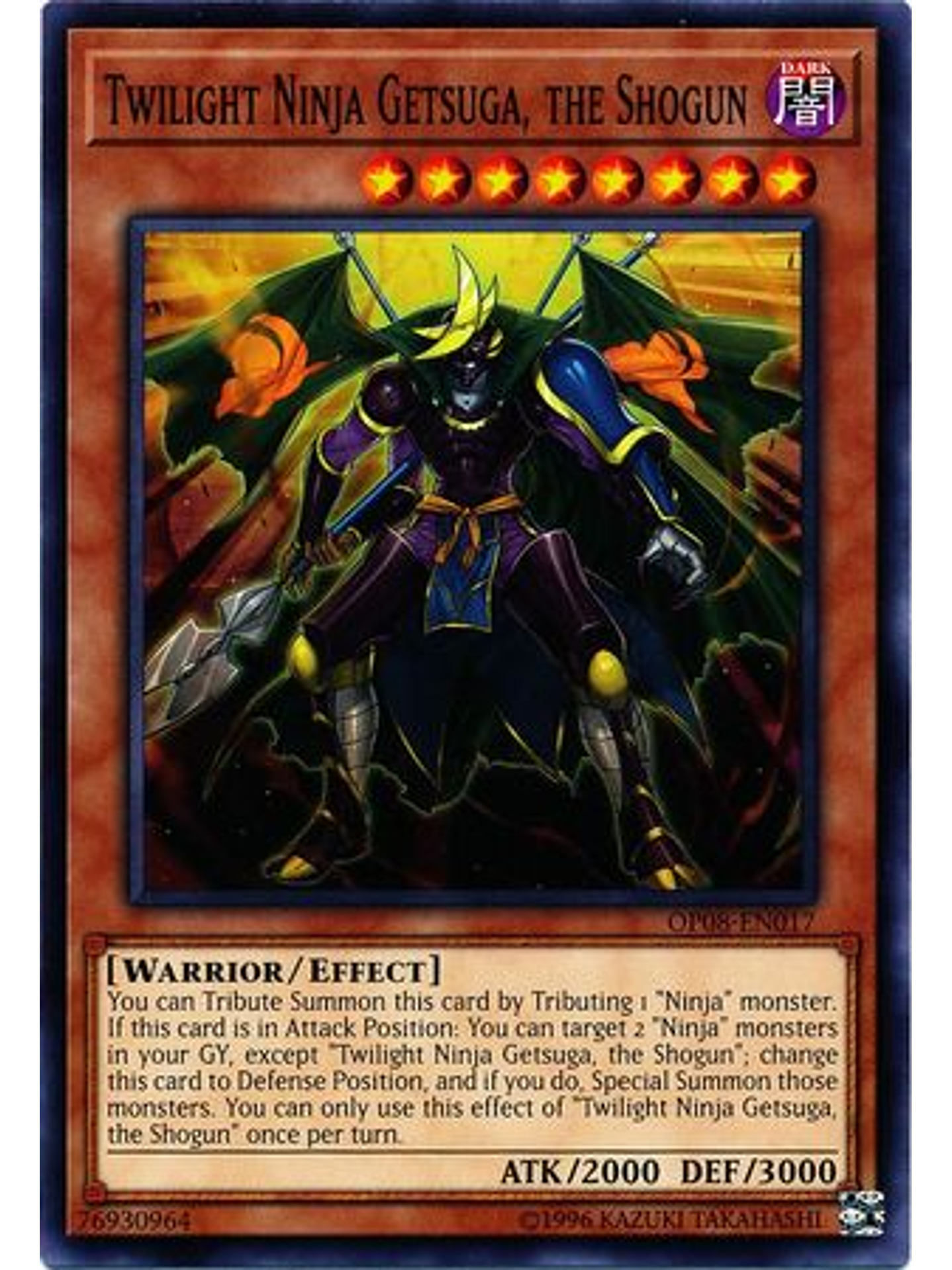 Twilight Ninja Getsuga, the Shogun - OP08-EN017 - Common 1