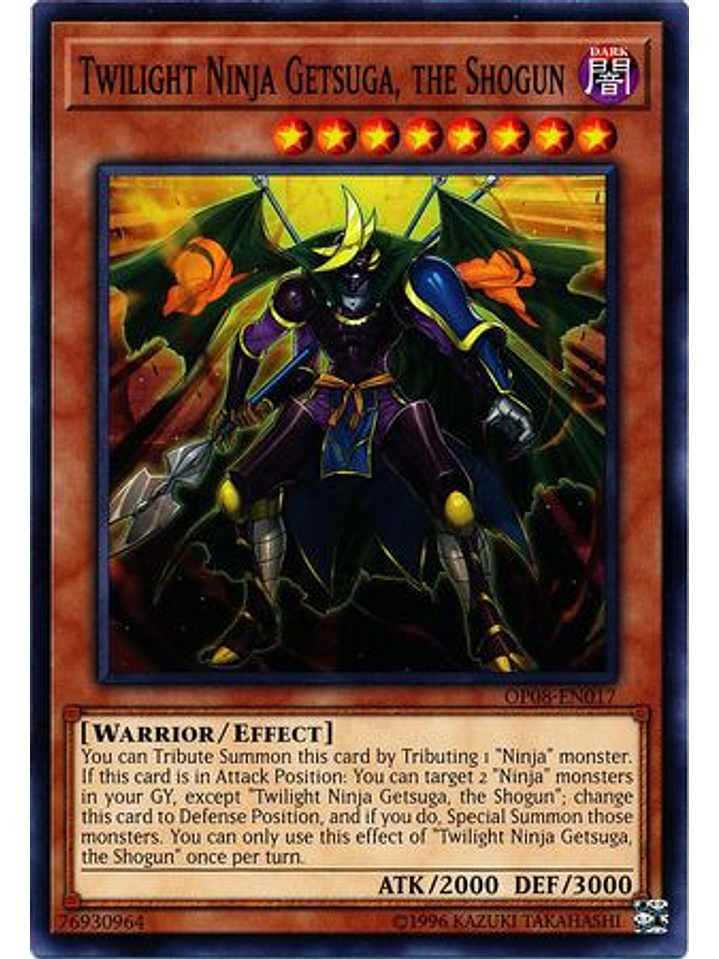 Twilight Ninja Getsuga, the Shogun - OP08-EN017 - Common 1