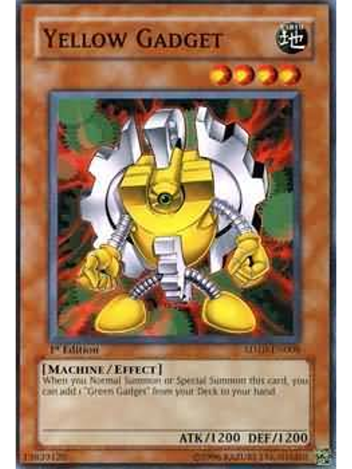 Yellow Gadget - SD10-EN008 - Common 1st Edition 1