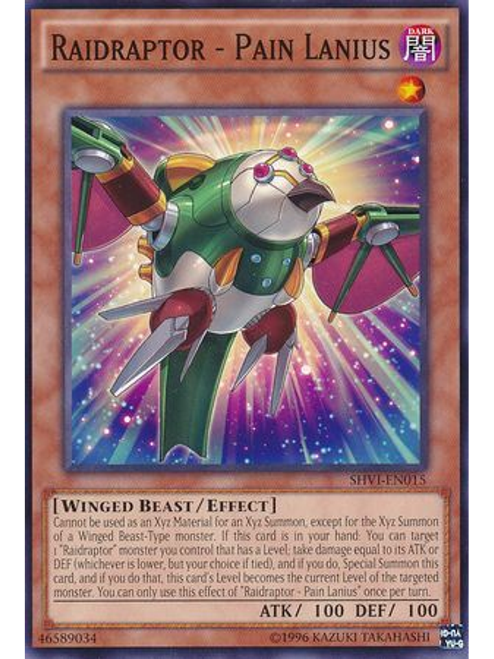 Raidraptor - Pain Lanius - SHVI-EN015 - Common Unlimited 1