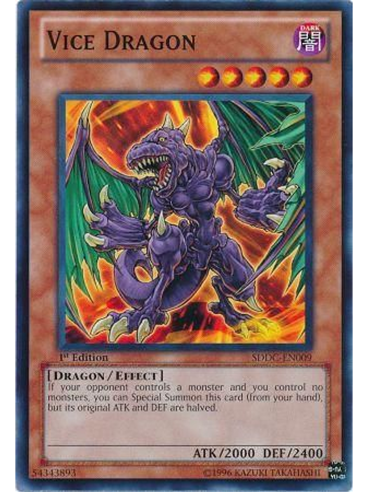 Vice Dragon - SDDC-EN009 - Common 1st Edition 1