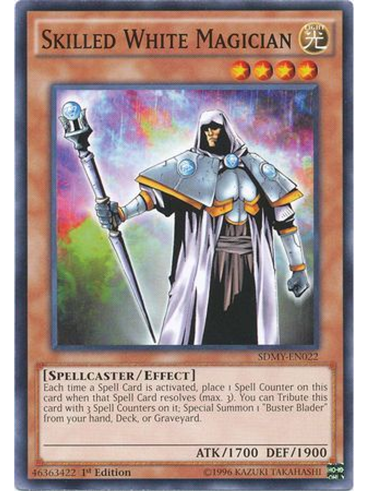 Skilled White Magician - SDMY-EN022 - Common 1st Edition 1