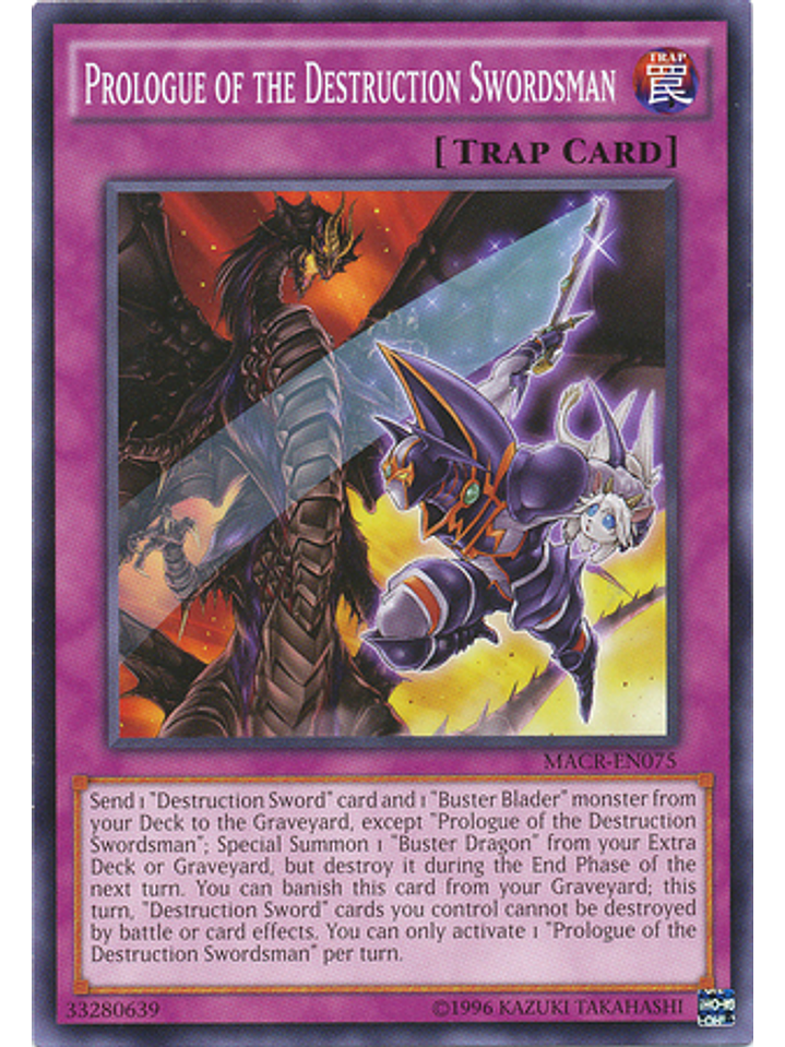 Prologue of the Destruction Swordsman - MACR-EN075 - Common Unlimited 1
