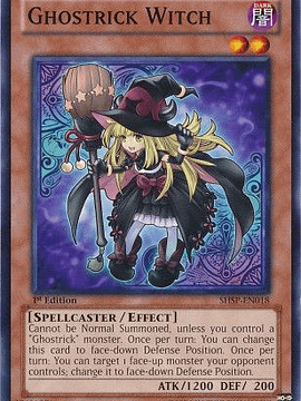 Ghostrick Witch - SHSP-EN018 - Common 1st Edition