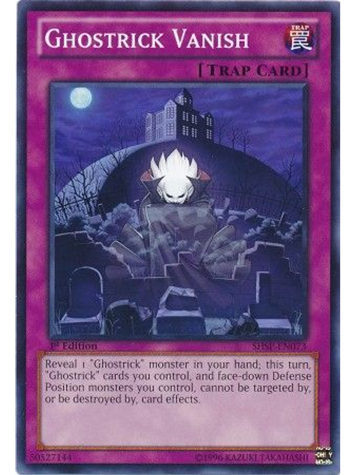 Ghostrick Vanish - SHSP-EN073 - Common 1st Edition 1