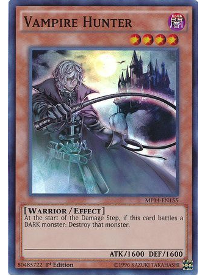 Vampire Hunter - MP14-EN155 - Super Rare 1st Edition 1