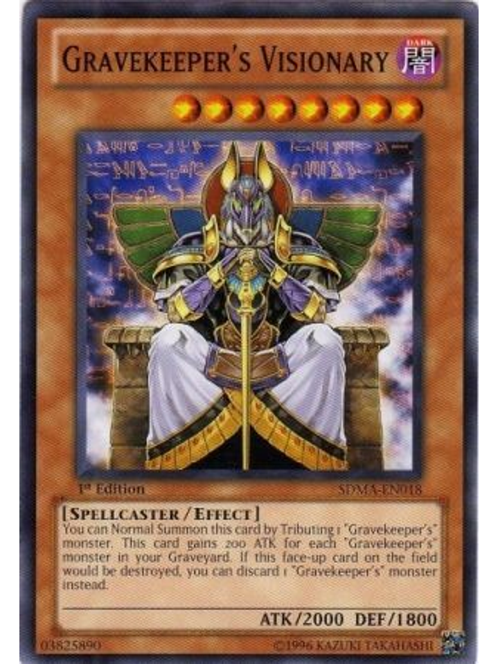 Gravekeeper's Visionary - SDMA-EN018 - Common 1st Edition 1