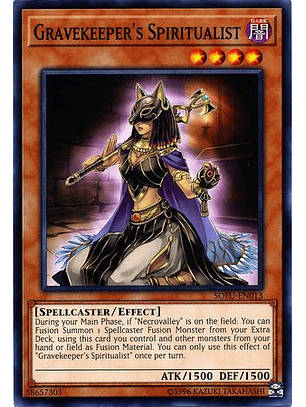 Gravekeeper's Spiritualist - SOFU-EN013 - Common Unlimited