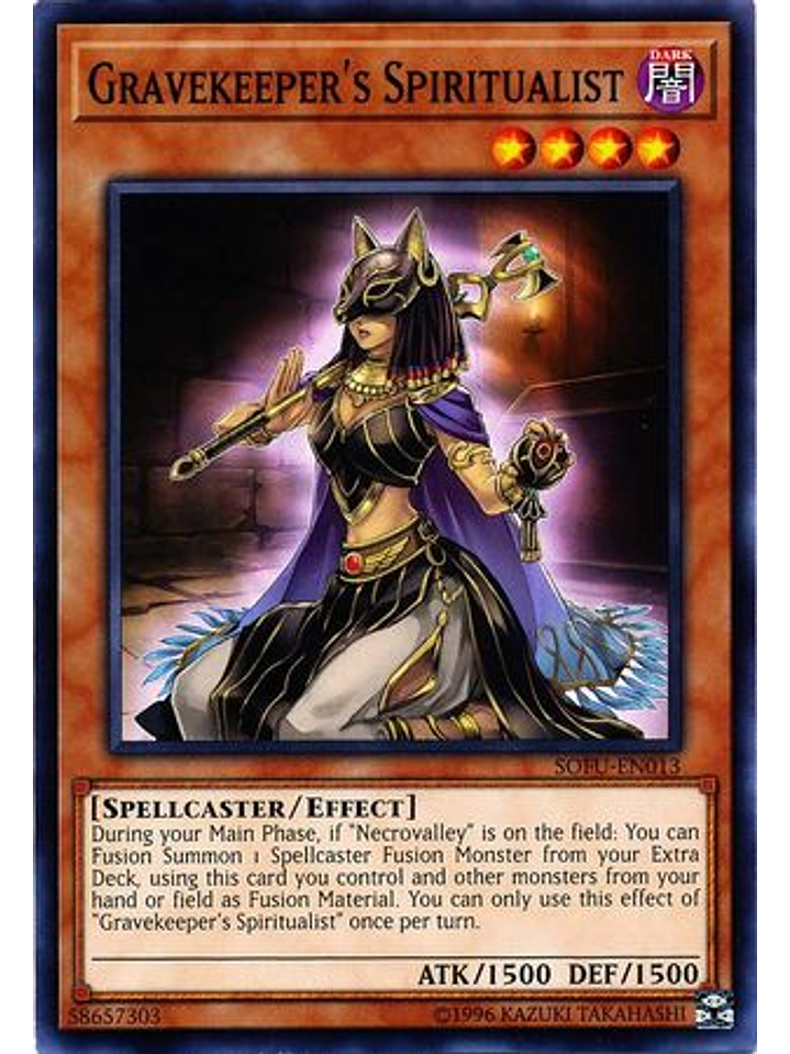 Gravekeeper's Spiritualist - SOFU-EN013 - Common Unlimited 1