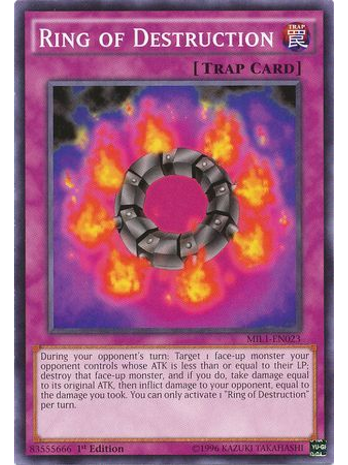 Ring of Destruction - MIL1-EN023 - Common 1st Edition 1