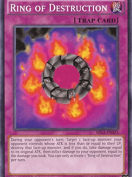 Ring of Destruction - MIL1-EN023 - Common 1st Edition