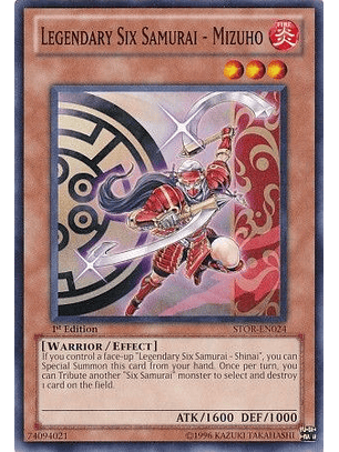 Legendary Six Samurai - Mizuho - STOR-EN024 - Common 1st Edition