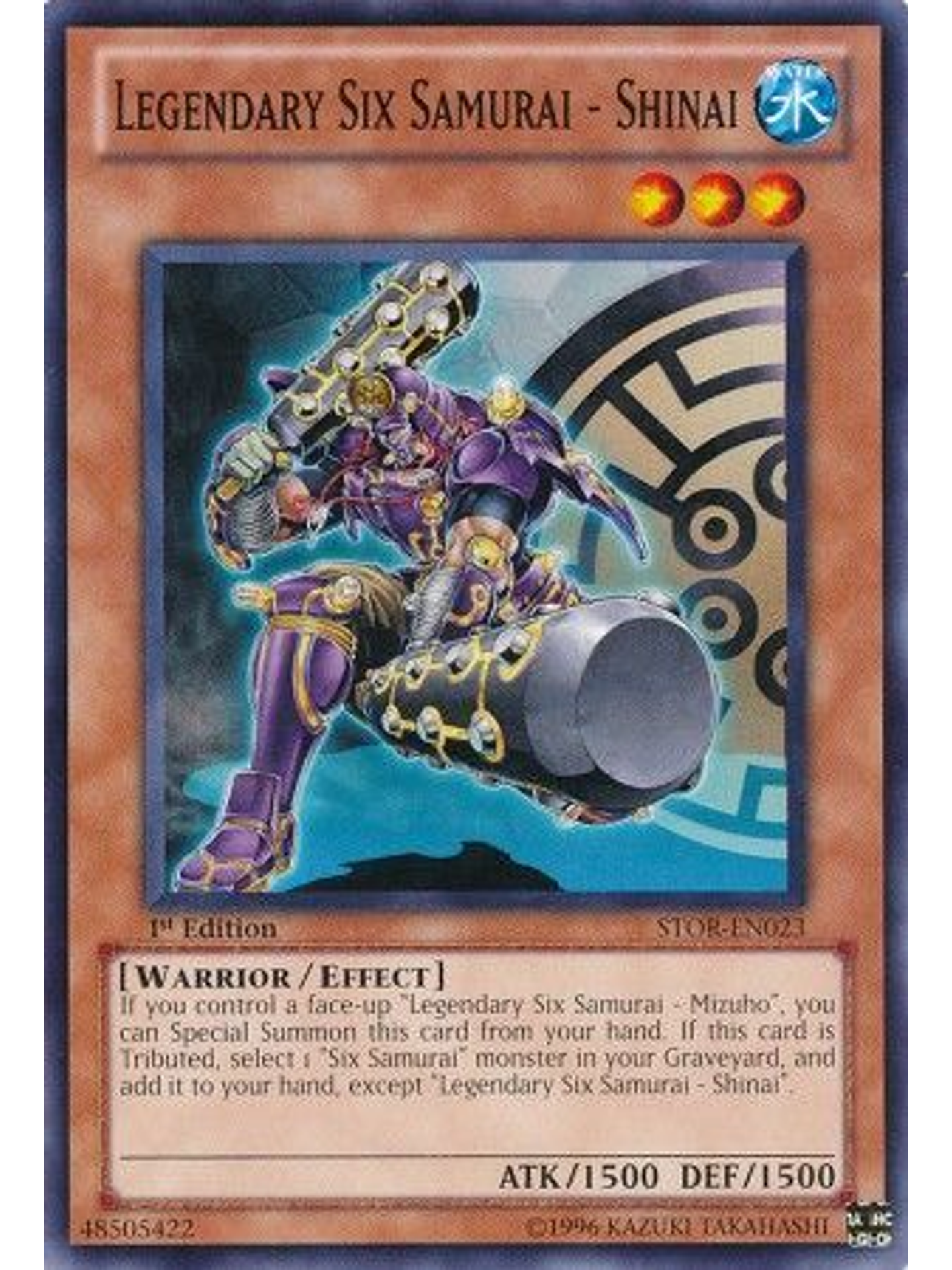 Legendary Six Samurai - Shinai - STOR-EN023 - Common 1st Edition 1