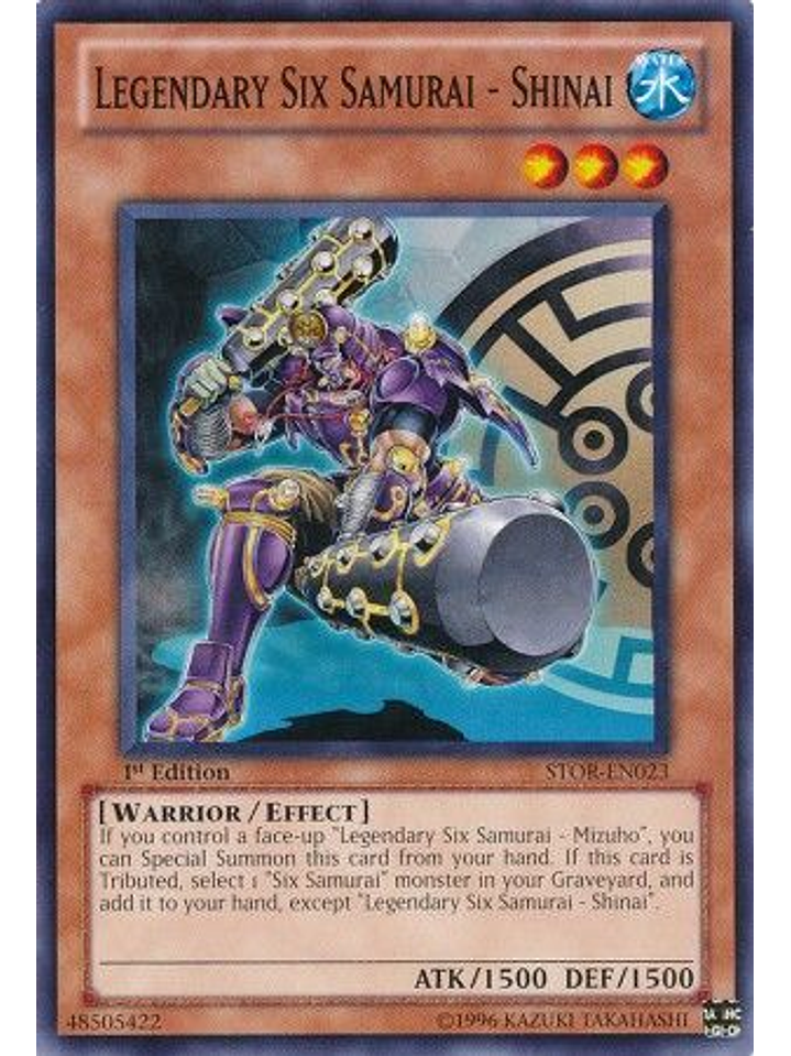 Legendary Six Samurai - Shinai - STOR-EN023 - Common 1st Edition 1
