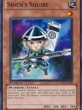 Shien's Squire - STOR-EN026 - Common 1st Edition