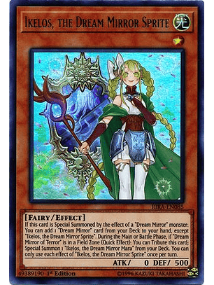 Ikelos, The Dream Mirror Sprite - rira-en085 - Ultra Rare 1st Edition