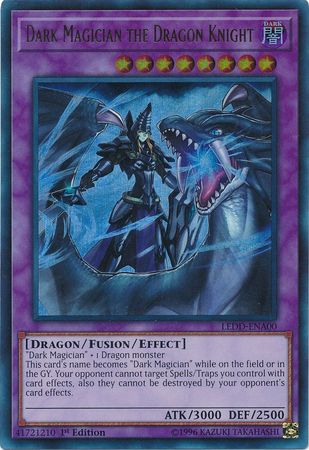 Dark Magician the Dragon Knight - LEDD-ENA00 - Ultra Rare 1st Edition