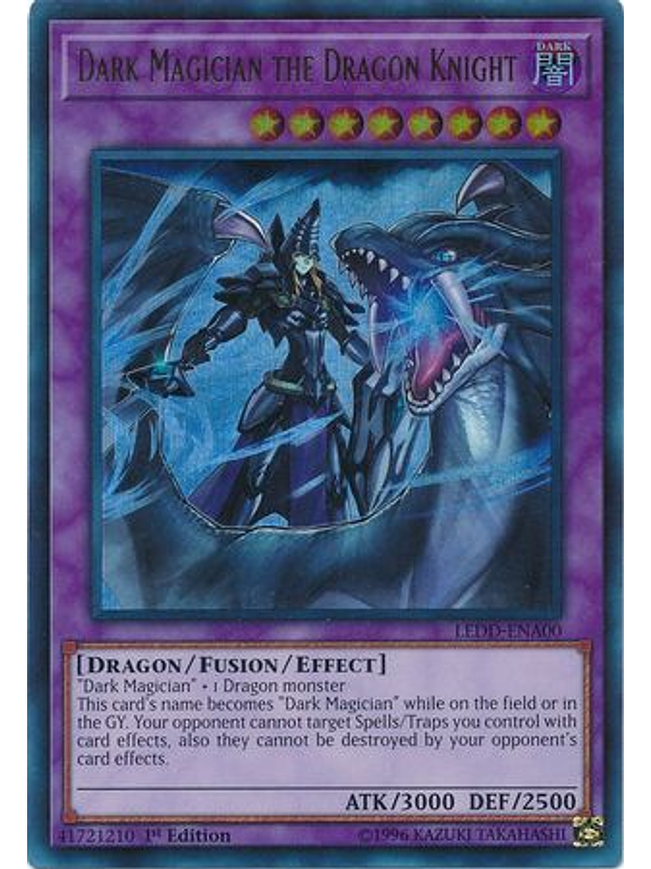 Dark Magician the Dragon Knight - LEDD-ENA00 - Ultra Rare 1st Edition 1