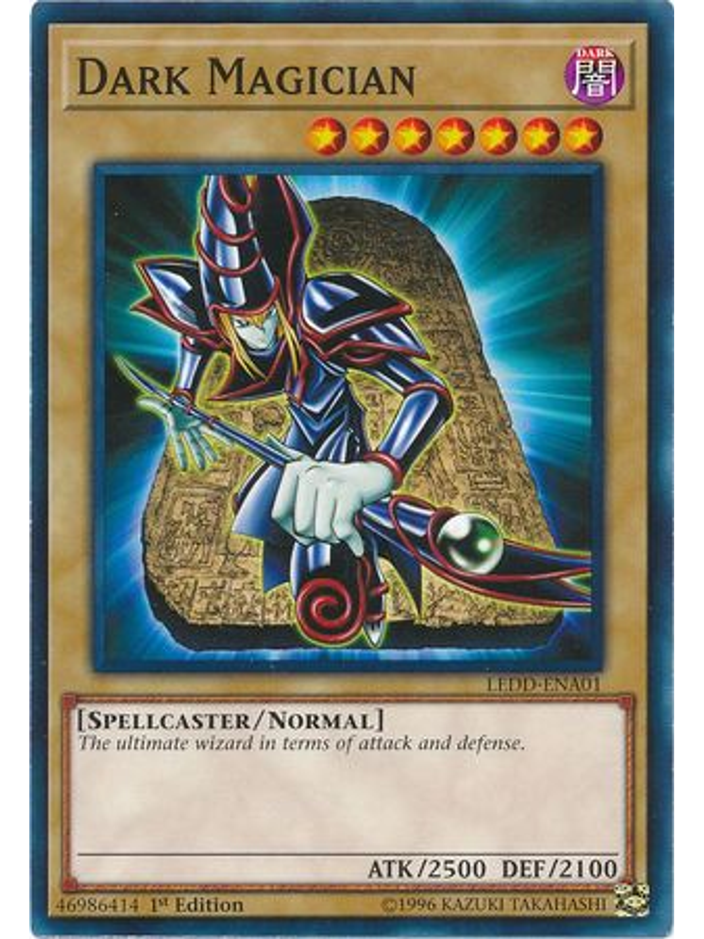 Dark Magician - LEDD-ENA01 - Common 1st Edition 1