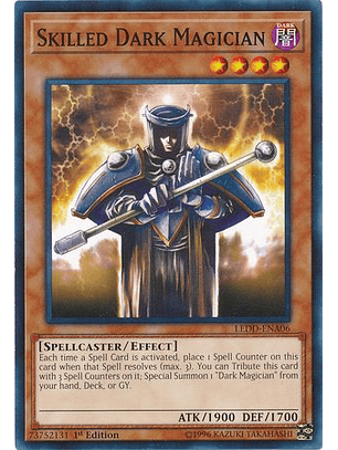 Skilled Dark Magician - LEDD-ENA06 - Common 1st Edition