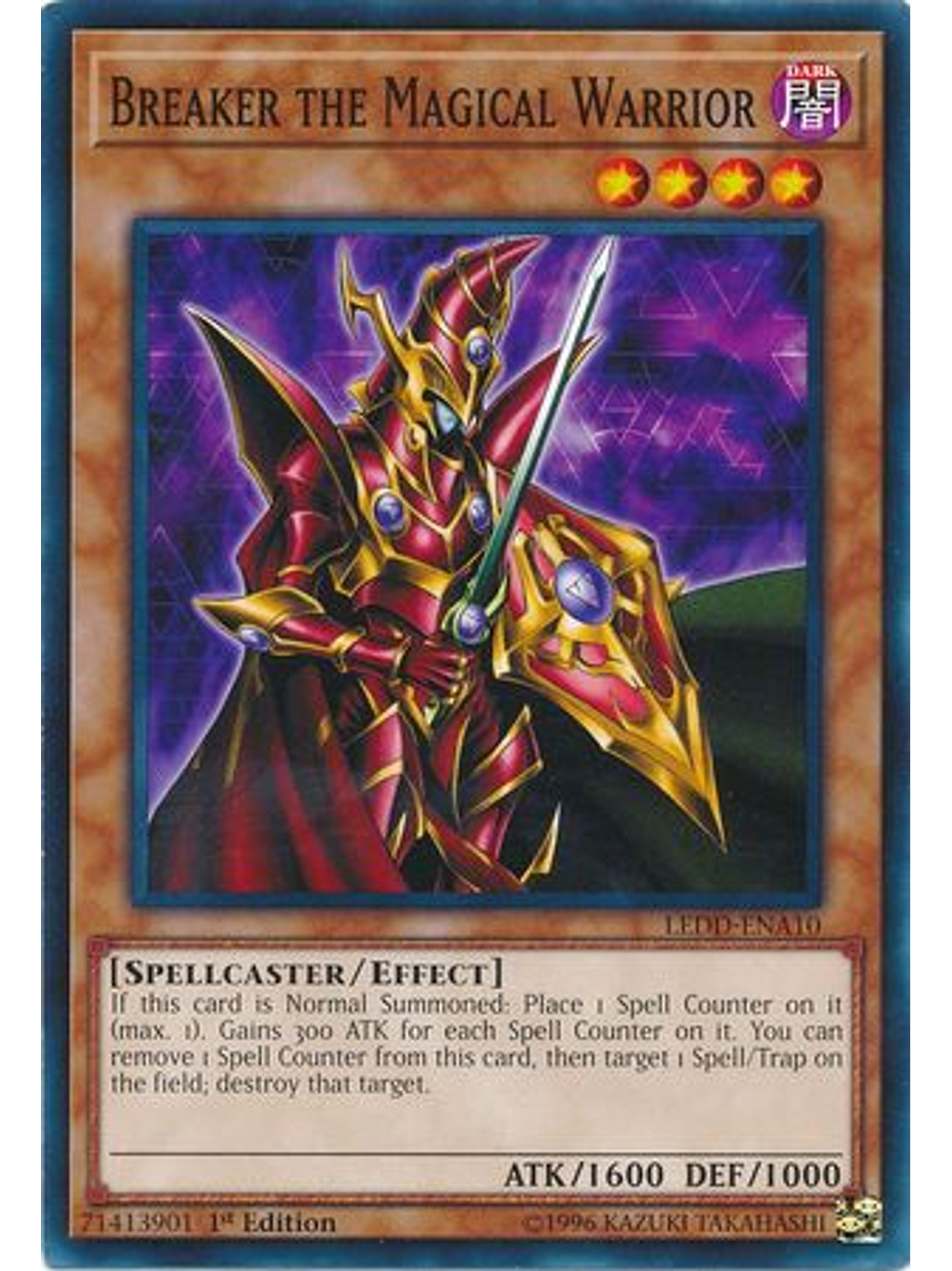 Breaker the Magical Warrior - LEDD-ENA10 - Common 1st Edition 1