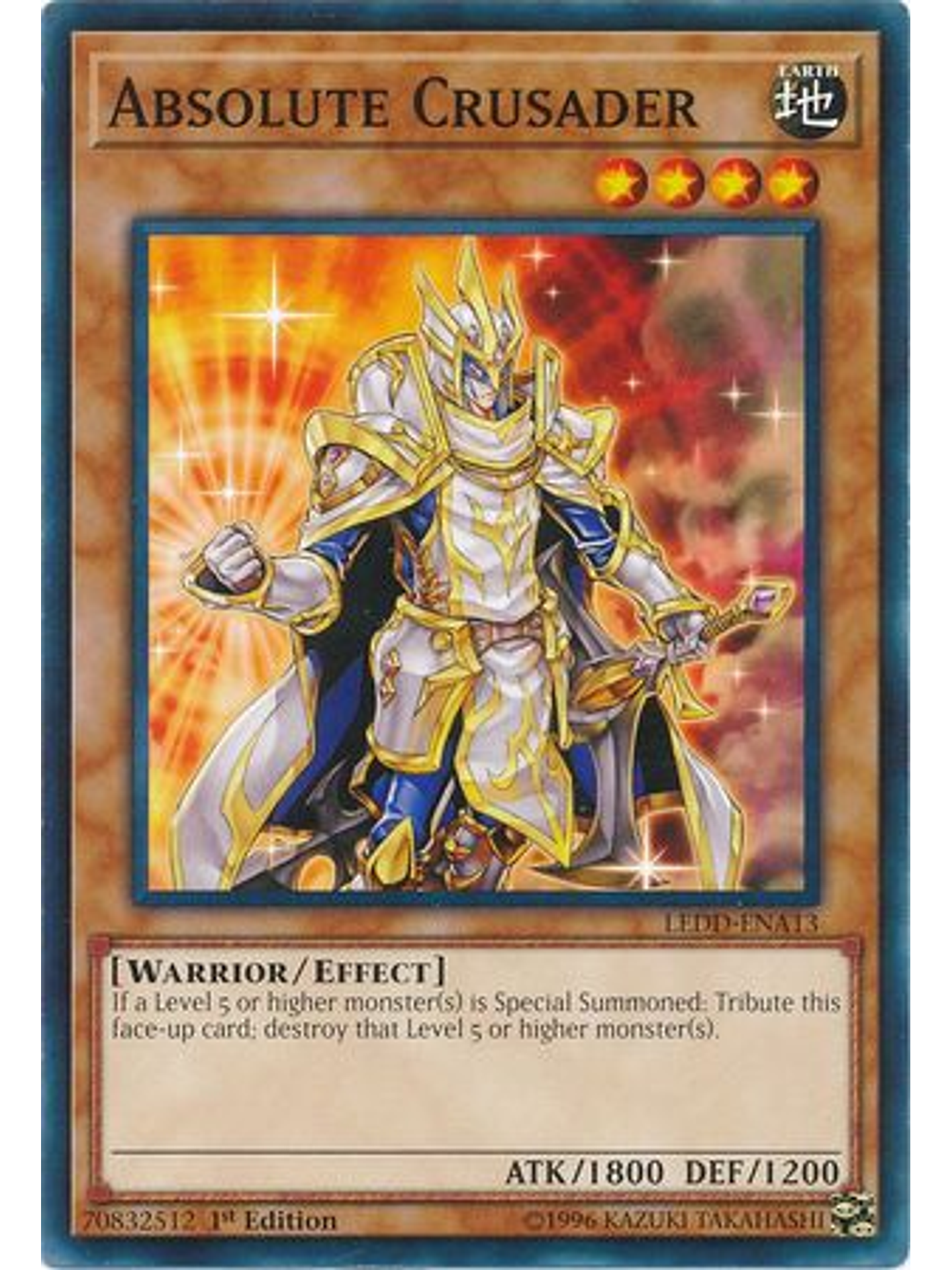 Absolute Crusader - LEDD-ENA13 - Common 1st Edition 1