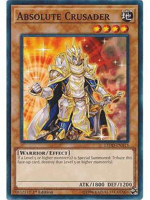 Absolute Crusader - LEDD-ENA13 - Common 1st Edition