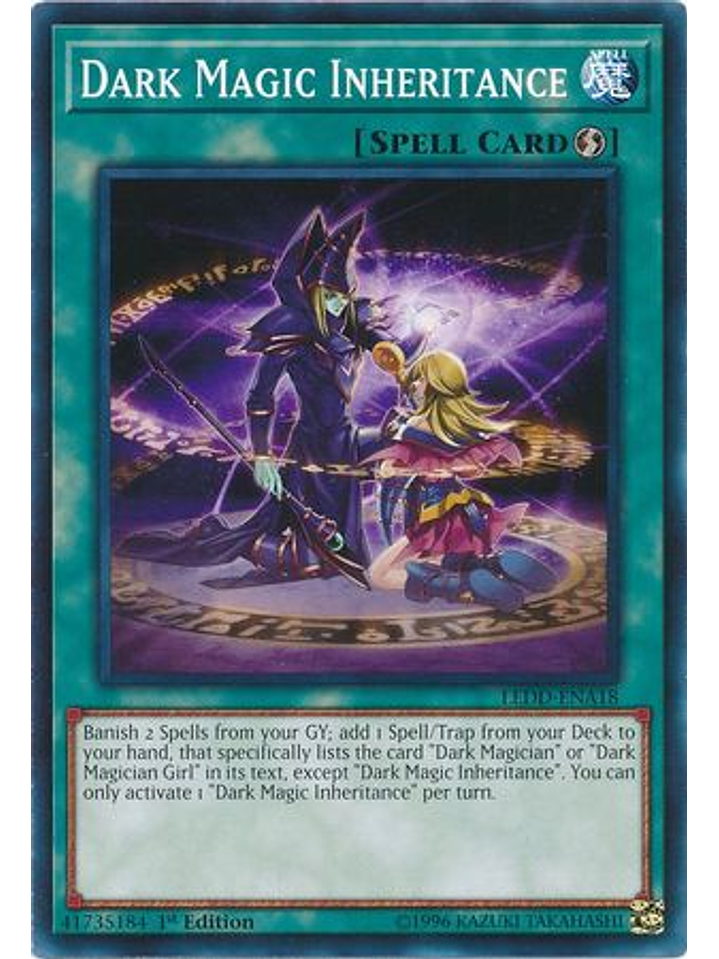 Dark Magic Inheritance - LEDD-ENA18 - Common 1st Edition 1