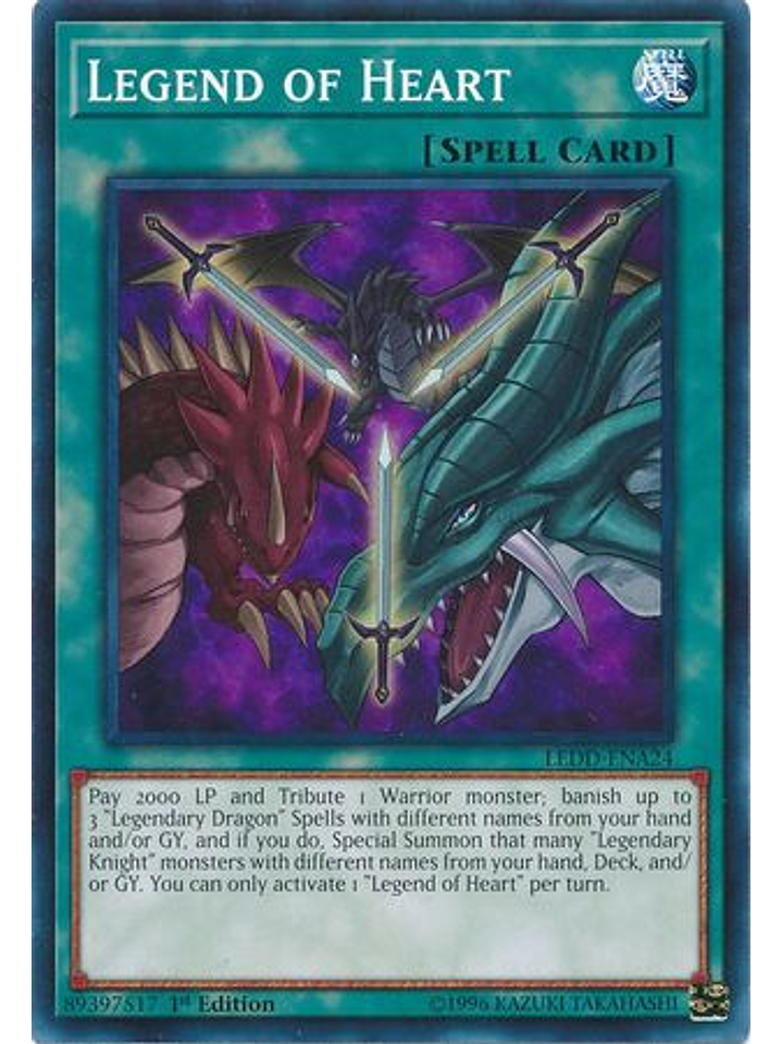 Legend of Heart - LEDD-ENA24 - Common 1st Edition 1