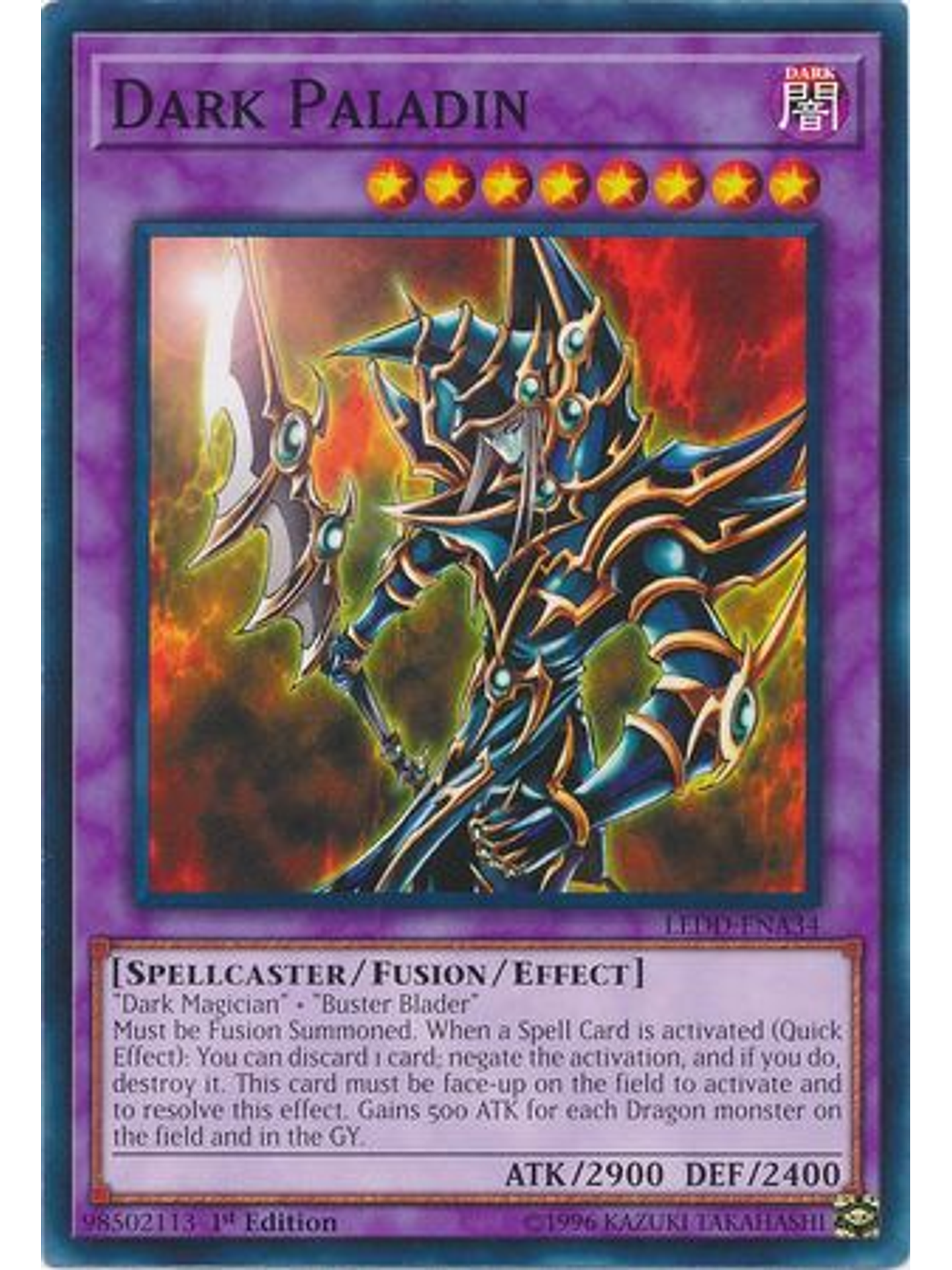 Dark Paladin - LEDD-ENA34 - Common 1st Edition 1