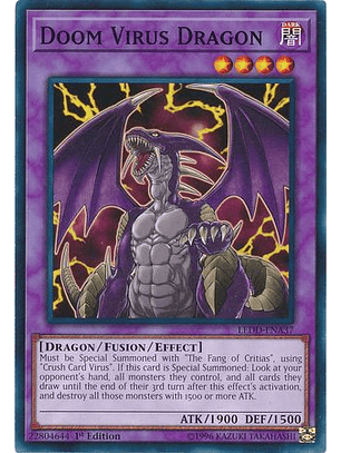 Doom Virus Dragon - LEDD-ENA37 - Common 1st Edition