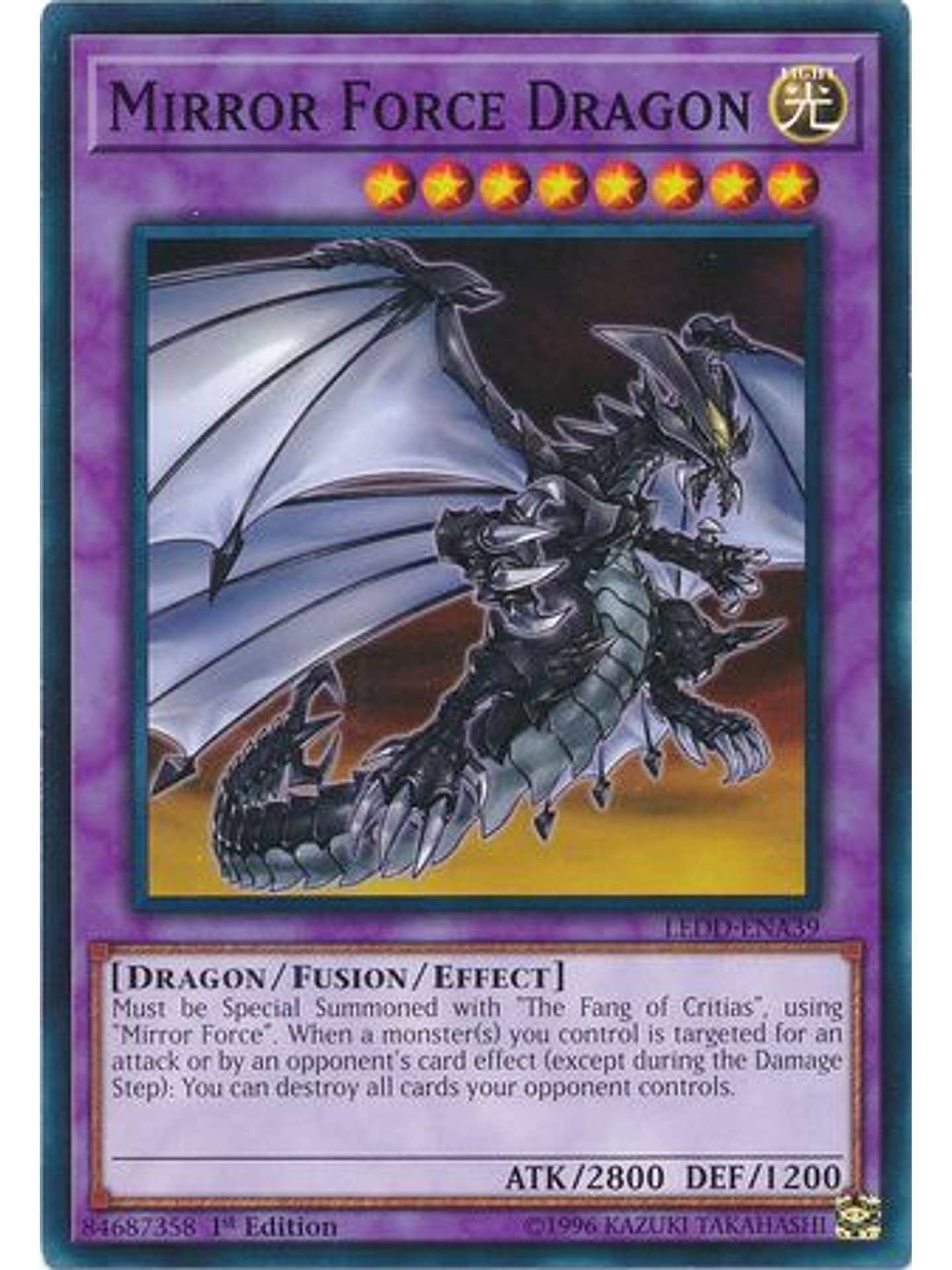 Mirror Force Dragon - LEDD-ENA39 - Common 1st Edition 1