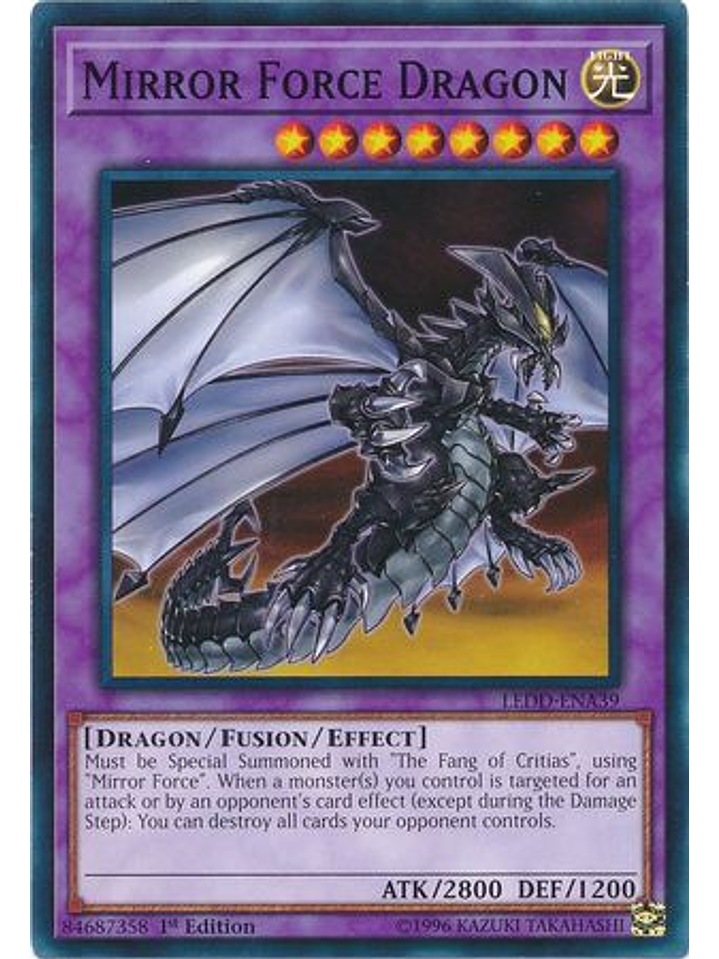 Mirror Force Dragon - LEDD-ENA39 - Common 1st Edition 1