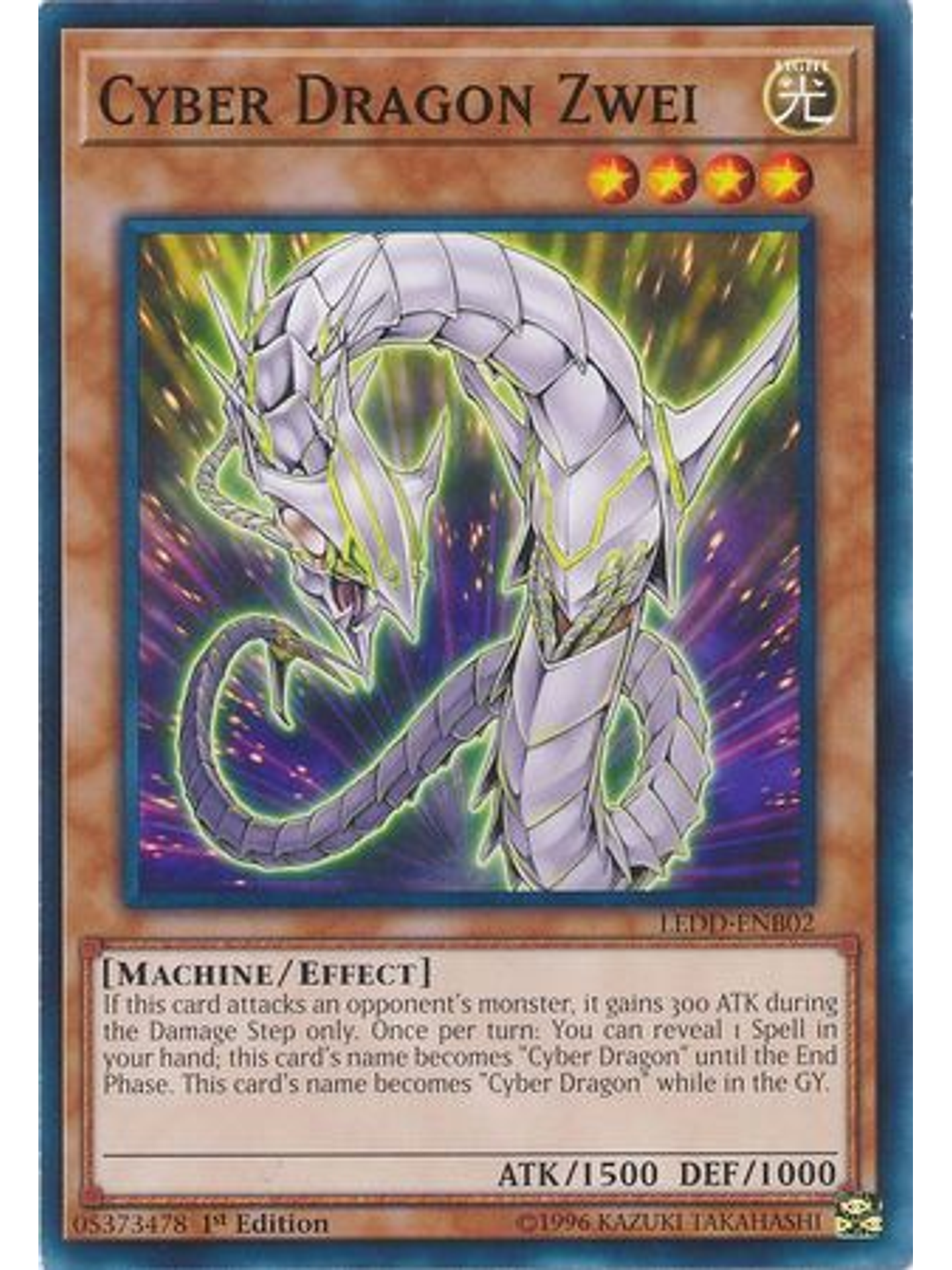 Cyber Dragon Zwei - LEDD-ENB02 - Common 1st Edition 1