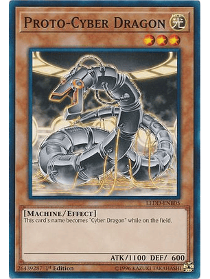 Proto-Cyber Dragon - LEDD-ENB05 - Common 1st Edition