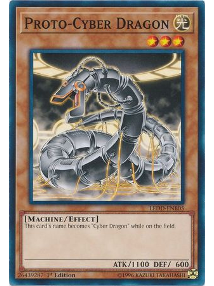 Proto-Cyber Dragon - LEDD-ENB05 - Common 1st Edition 1